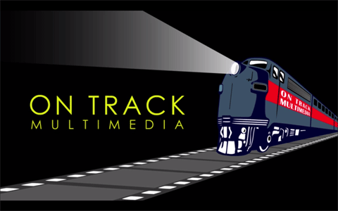 On Track Multimedia Logo Concept